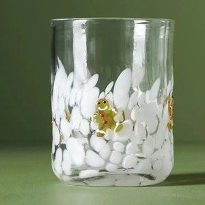 Anthropologie  Festive Icon Gingerbread Juice Glass